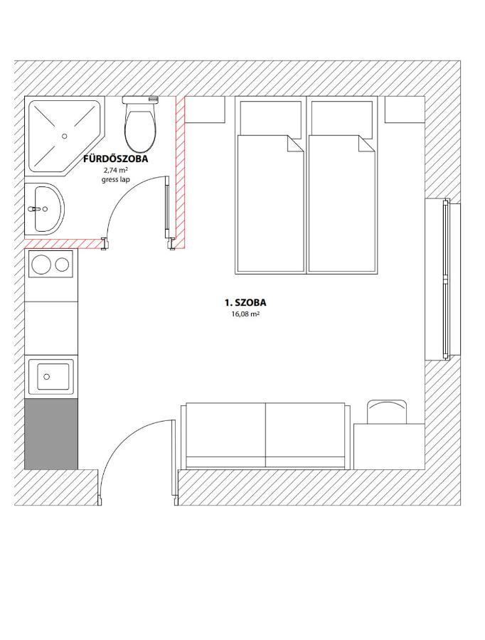 בודפשט Chesscom Apartments מראה חיצוני תמונה